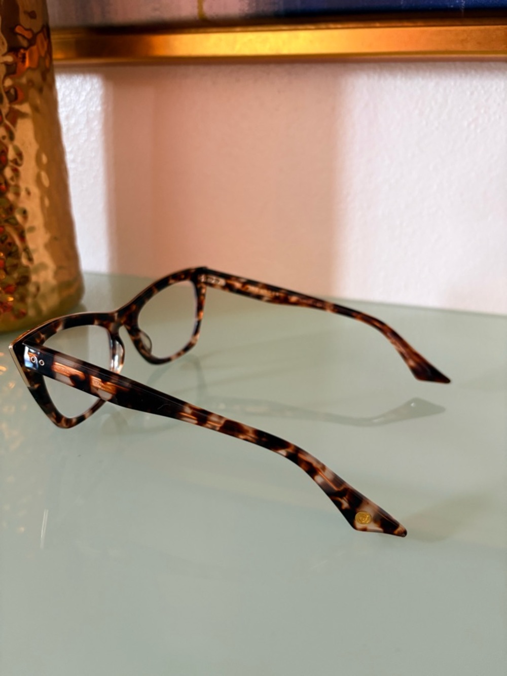 Dita- Tortoiseshell Cat-Eye Glasses with Original Case - Picture 7 of 15